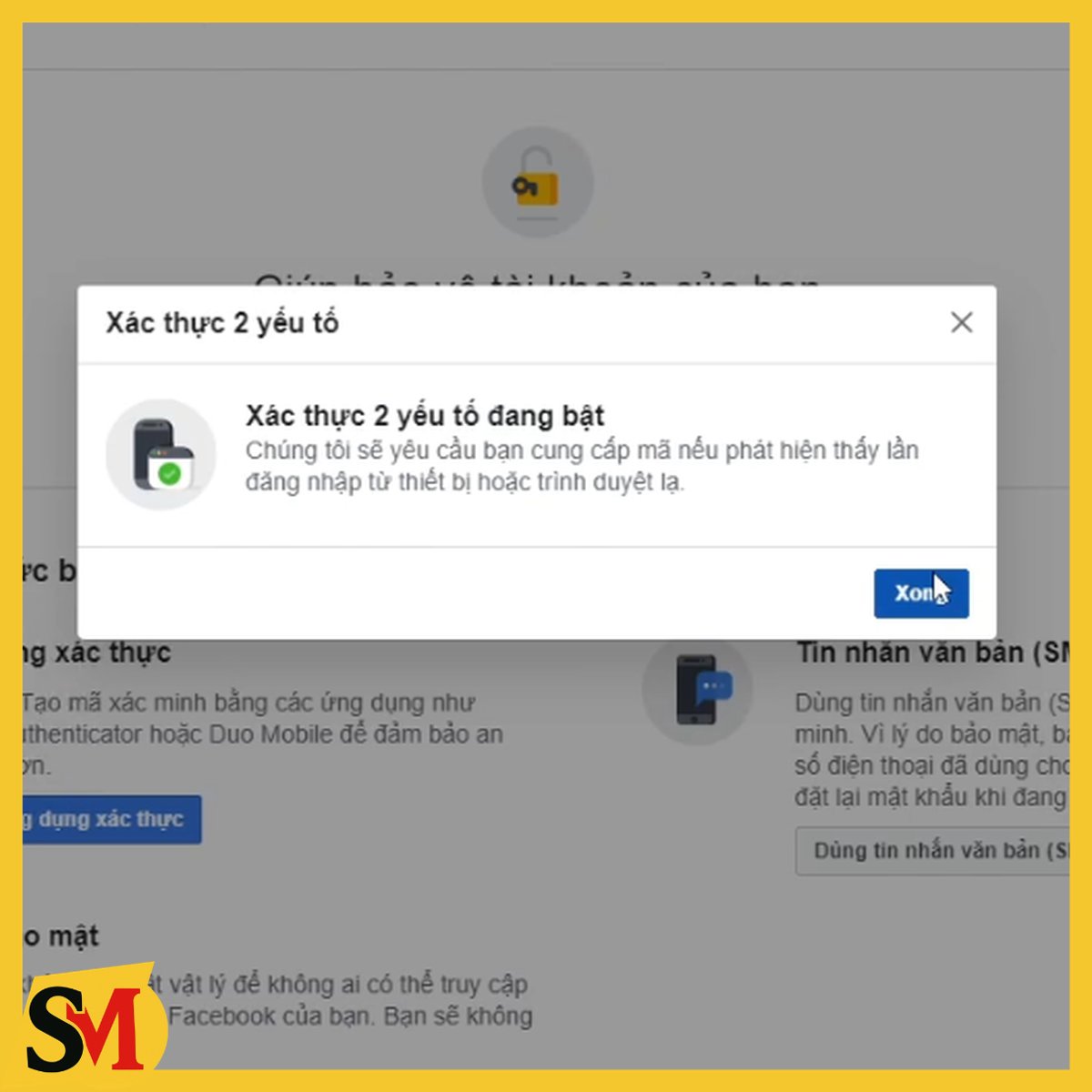 LINK BẬT 2FA BẰNG BM