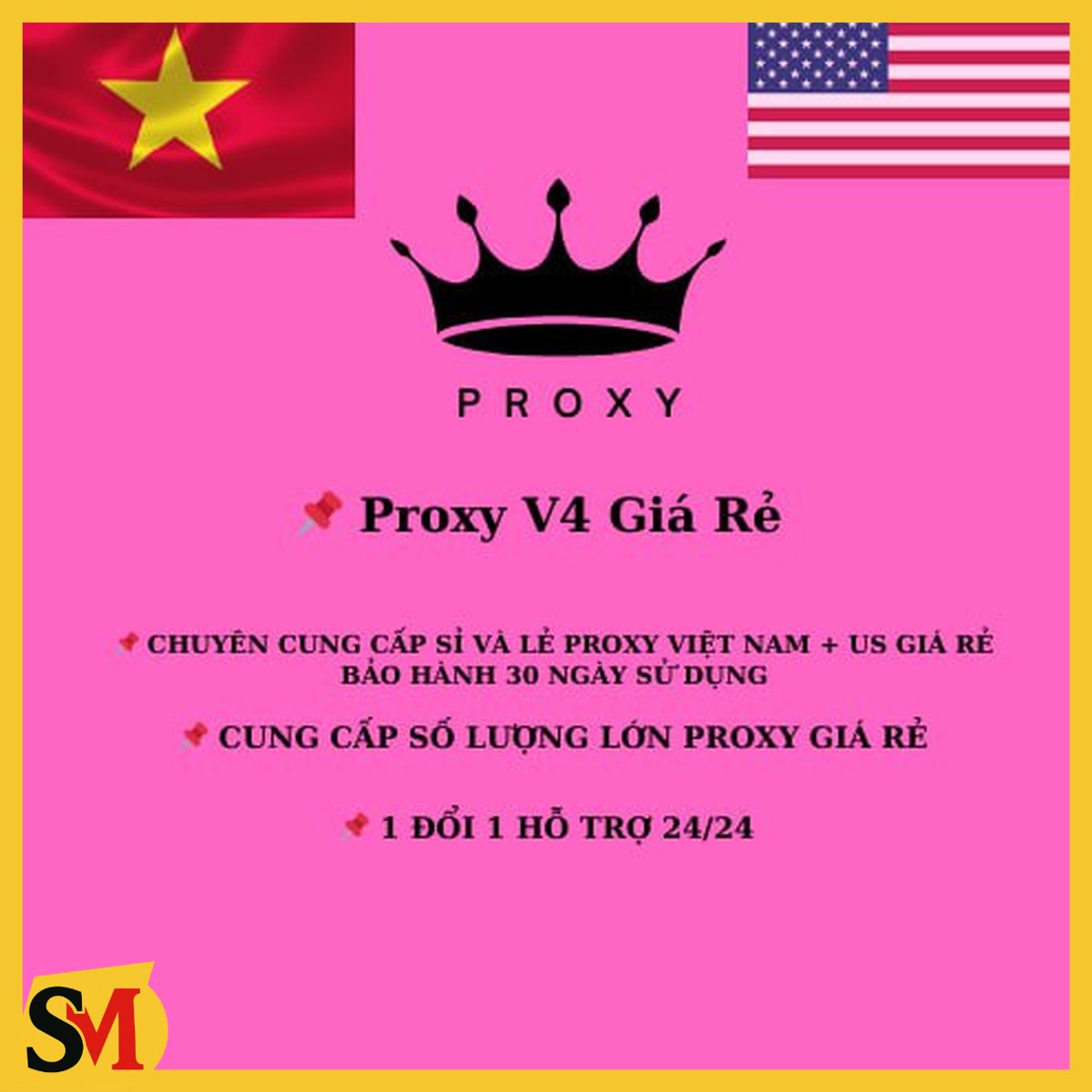 PROXY IPV4 VN US UK DÂN CƯ TĨNH HTTP 30 NGÀY ALL KÈO