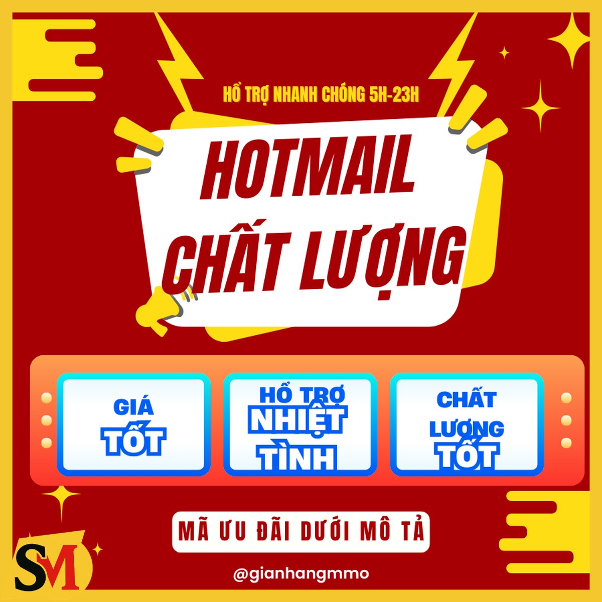 TÀI KHOẢN HOTMAIL NGÂM, SỐ LƯỢNG LỚN ĐẾN CỰC LỚN