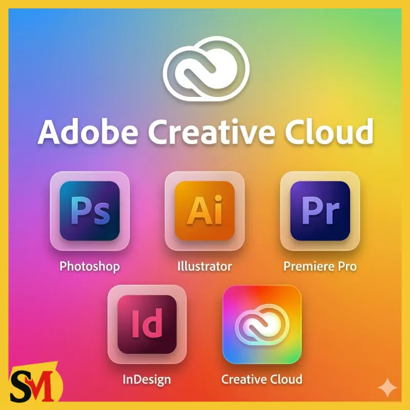 Adobe Creative Cloud Pro – Full App 20+ Phần Mềm | 3 Tháng | Bảo Hành Fulltime