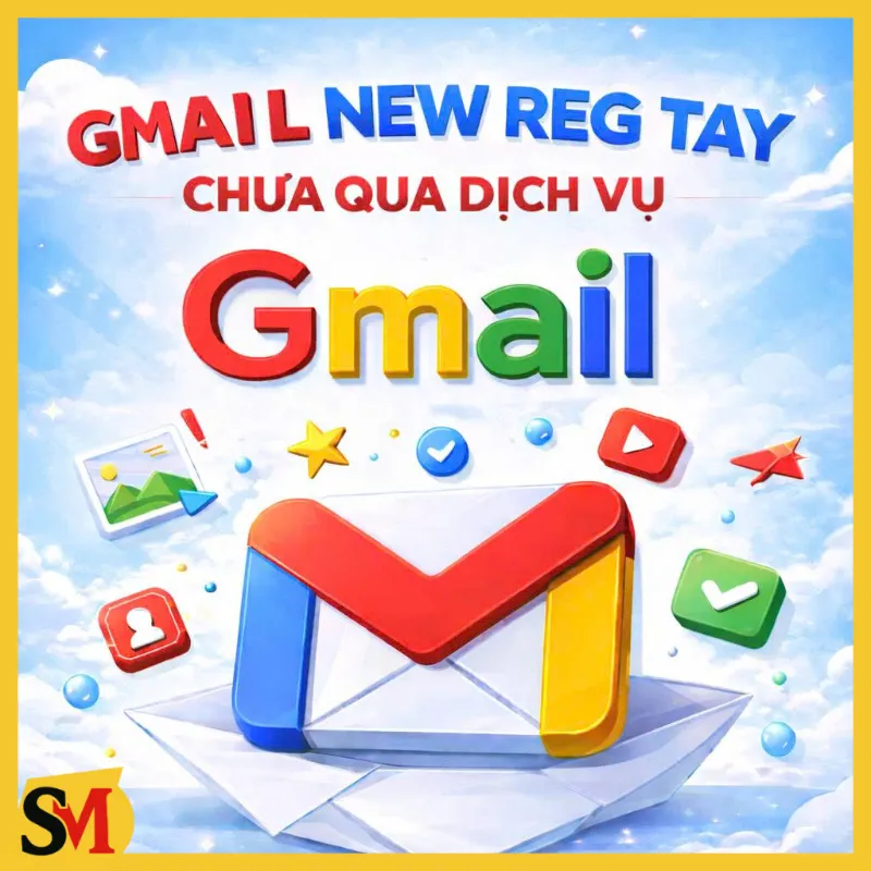 GMAIL REG TAY IP VIỆT NAM (.COM) CHƯA QUA DỊCH VỤ NÀO
