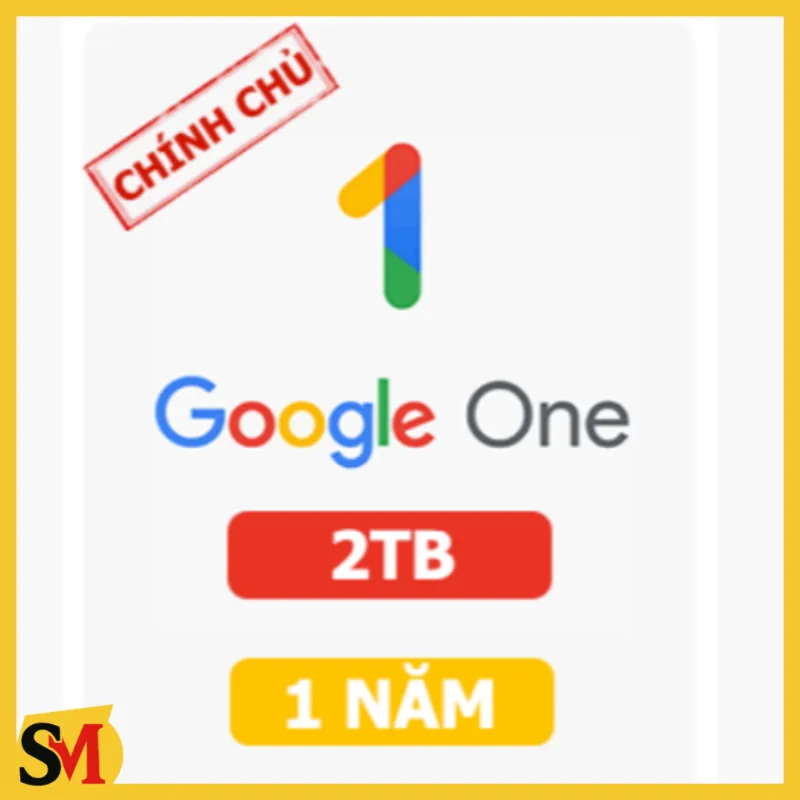 Google Drive 12 tháng 2TB chính chủ