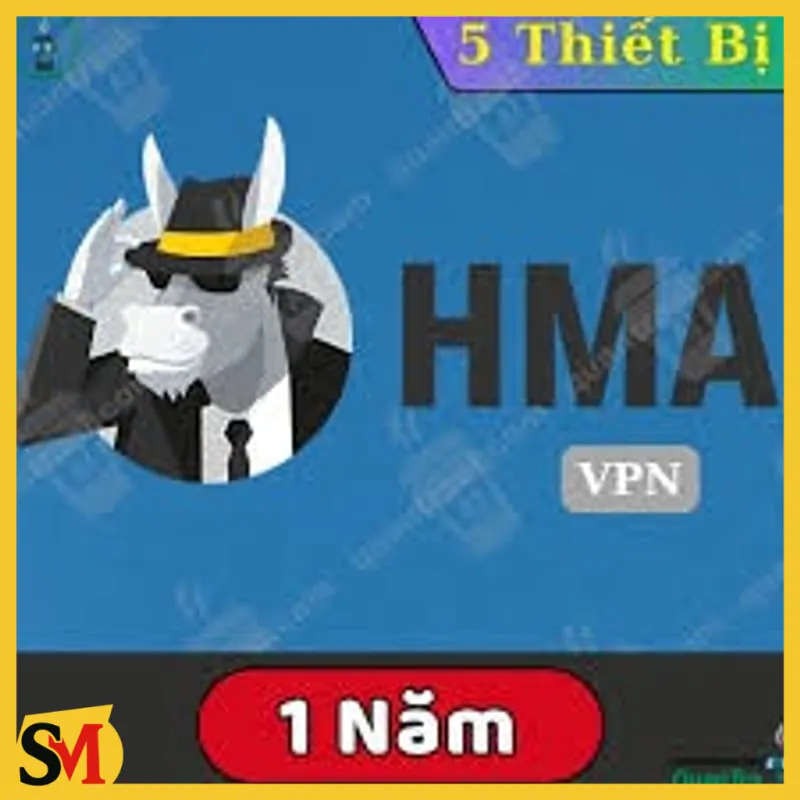 HMA VPN 1 năm giá siêu rẻ dùng 5 thiết bị
