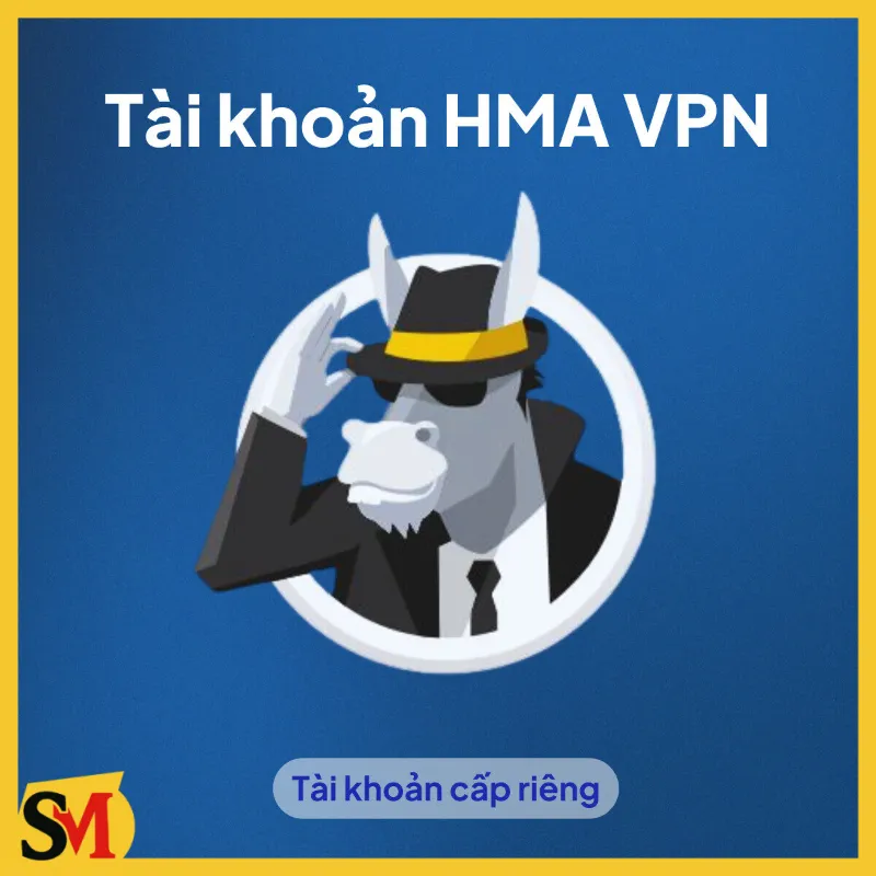 HMA VPN - 1 Tháng - Tài Khoản Cấp Riêng