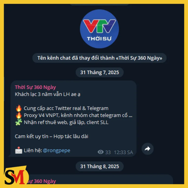 Kênh Telegram Cổ - Có Bài Viết - Có Follow