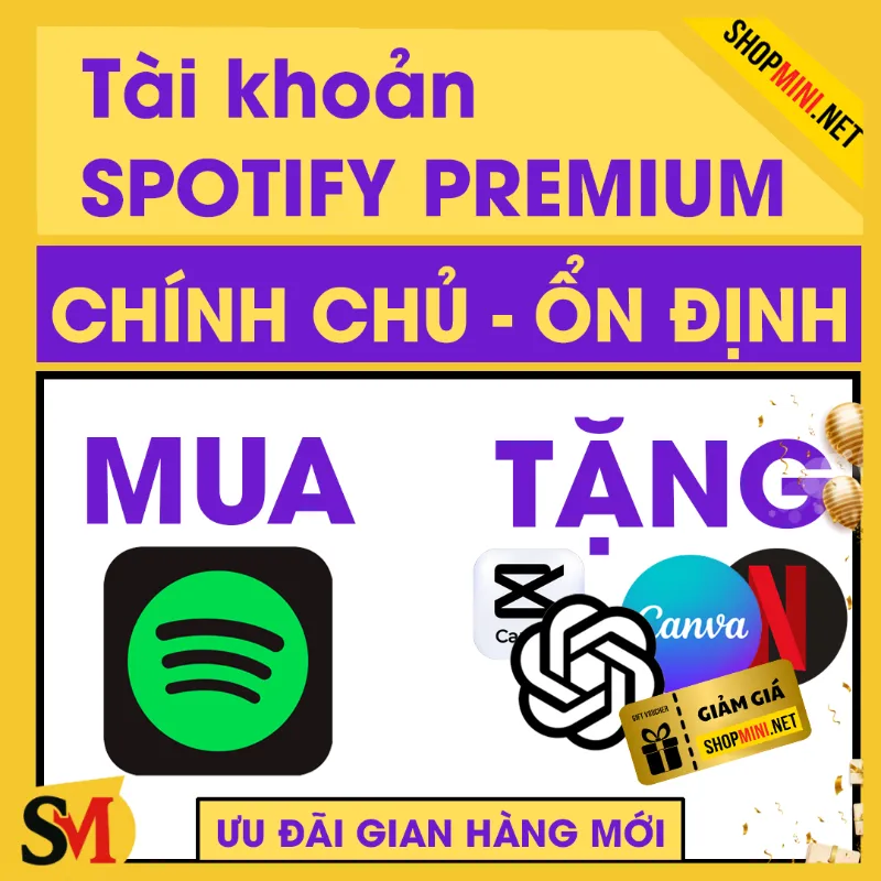 Nâng Spotify Premium chính chủ GIÁ RẺ