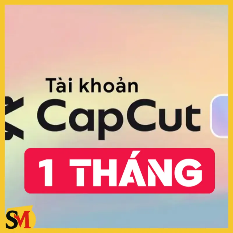 Tài Khoản CapCut Pro 1 Tháng 3 Thiết Bị ( Tài Khoản Cấp Sẵn )