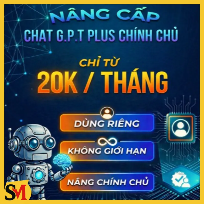TÀI KHOẢN CHATGPT PLUS, CHATGPT BUSINESS, CHATGPT GO DÙNG RIÊNG 100% BẢO HÀNH FULL - GIÁ RẺ NHẤT SÀN