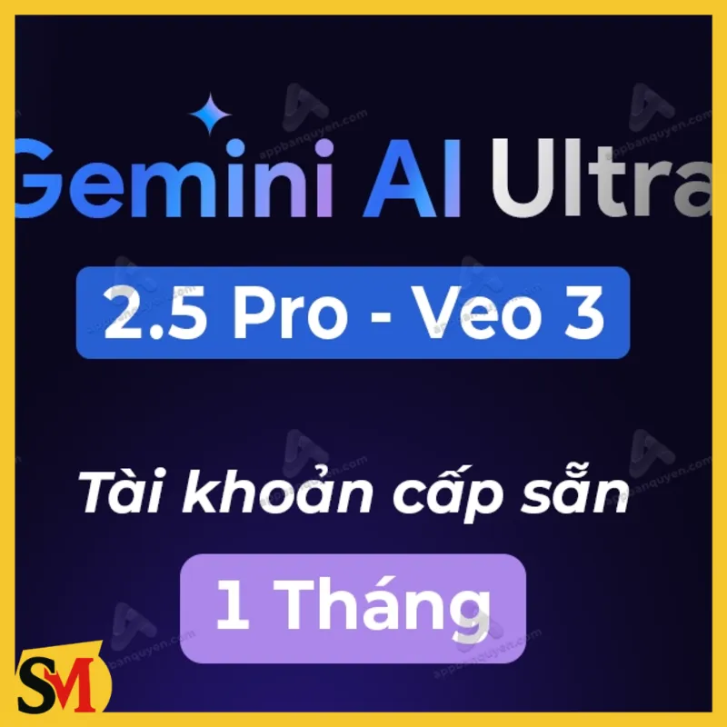 Tài khoản Gemini Ultra Veo 3 45k credit