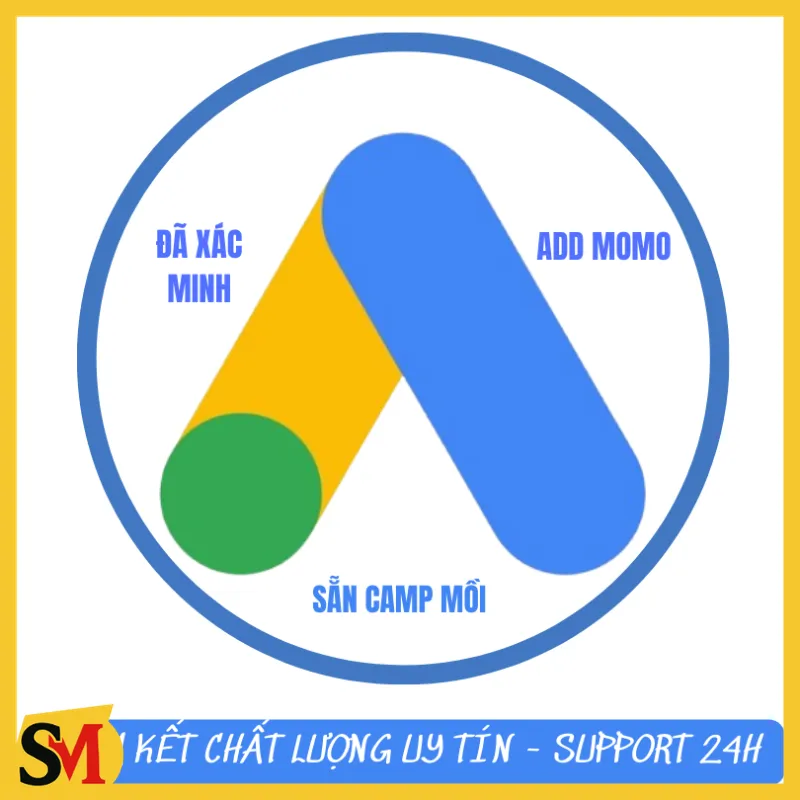 Tk Google Ads cá nhân/ doanh nghiệp xác minh full giấy tờ thật + hỗ trợ xác minh lại + đã ngâm + set sẵn camp mồi