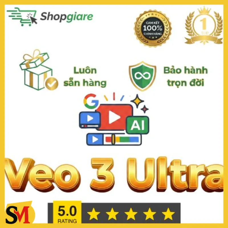 Veo 3 Ultra 45K credit - Bảo hành full - Dùng riêng tư - Tạo không giới hạn Video